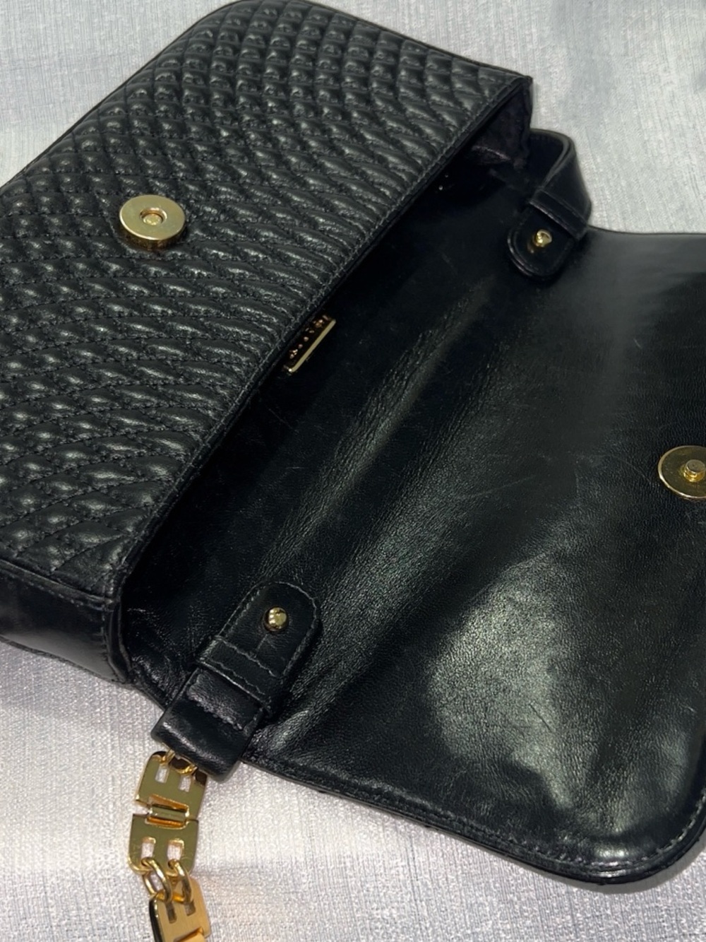 Vintage Bally Small Luxury Designer Quilted Leather - Picture 7 of 10